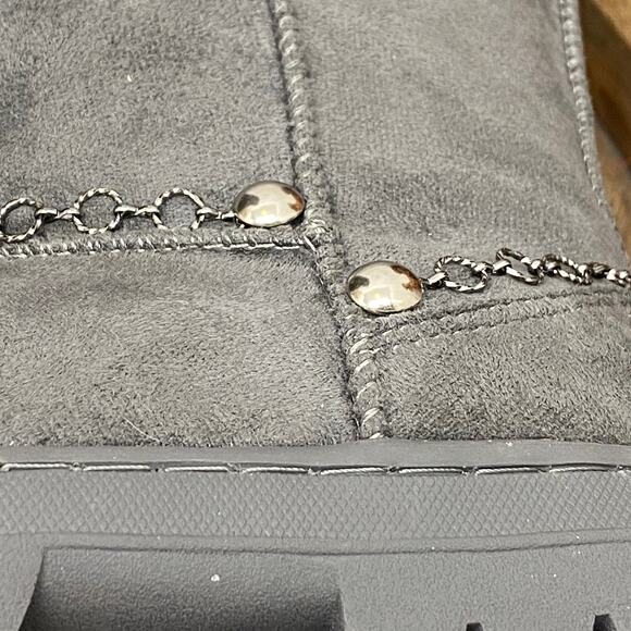 RTB Real Tough Babe Journee Collection Grey Boots Size 6 Style 505 - Picture 13 of 13